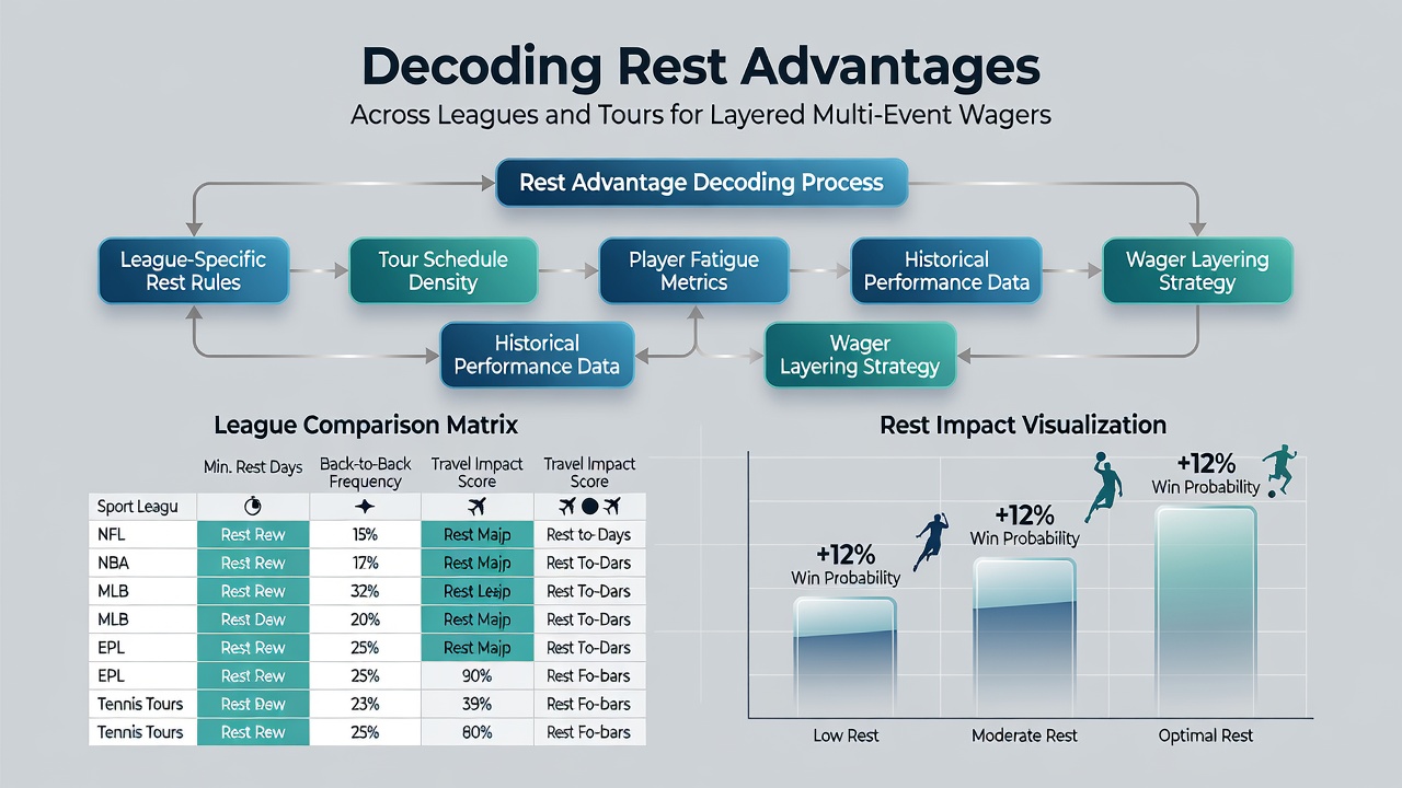Comparative rest data across tennis, football, basketball and horse racing events